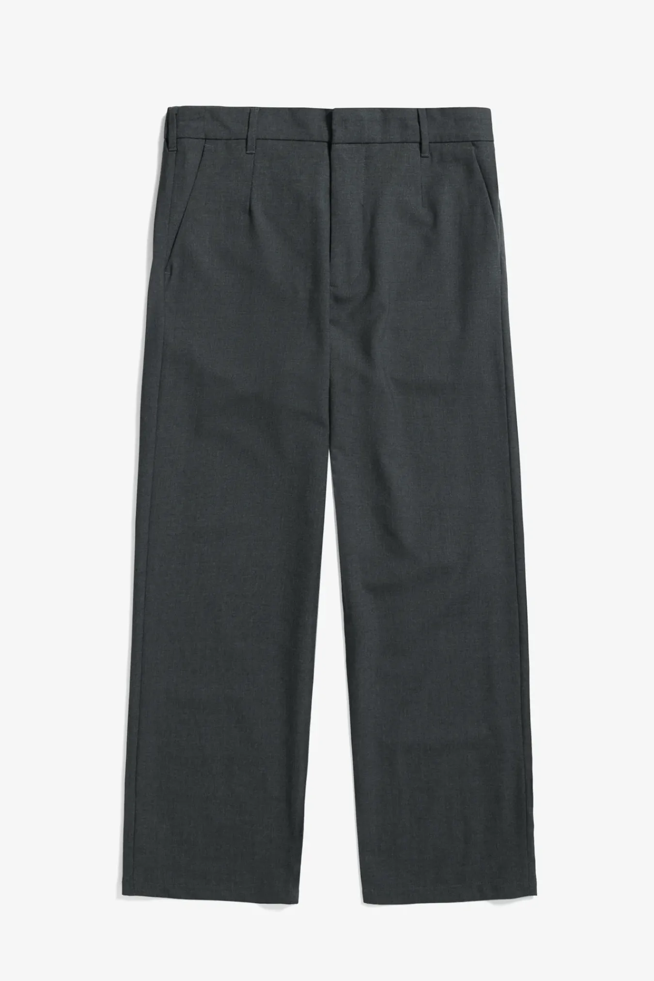 TROUSERS^Norse Projects Aaren Cordura Tech Wool Trouser Charcoal Melange