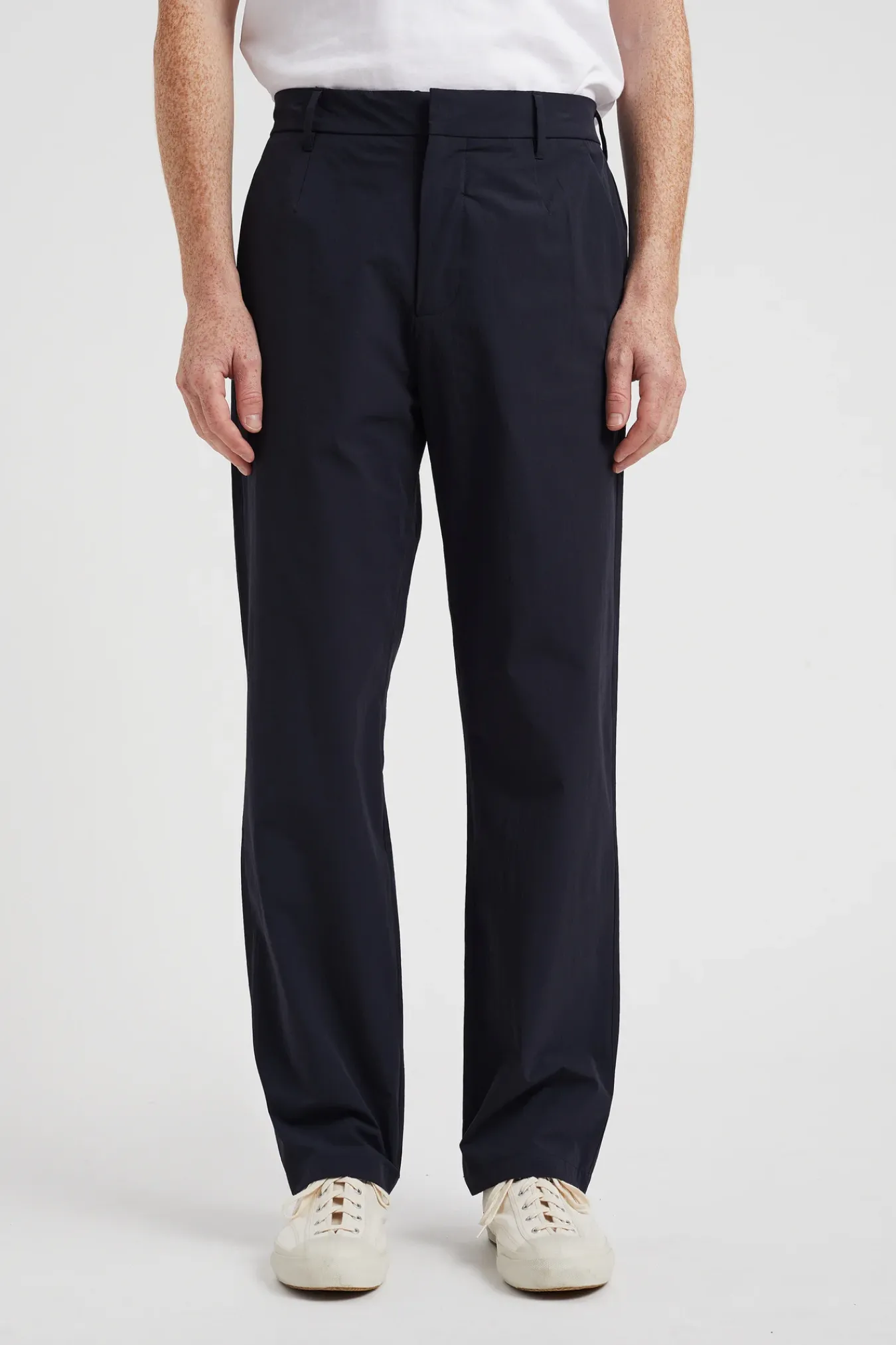 TROUSERS^Norse Projects Aaren Travel Light Dark Navy