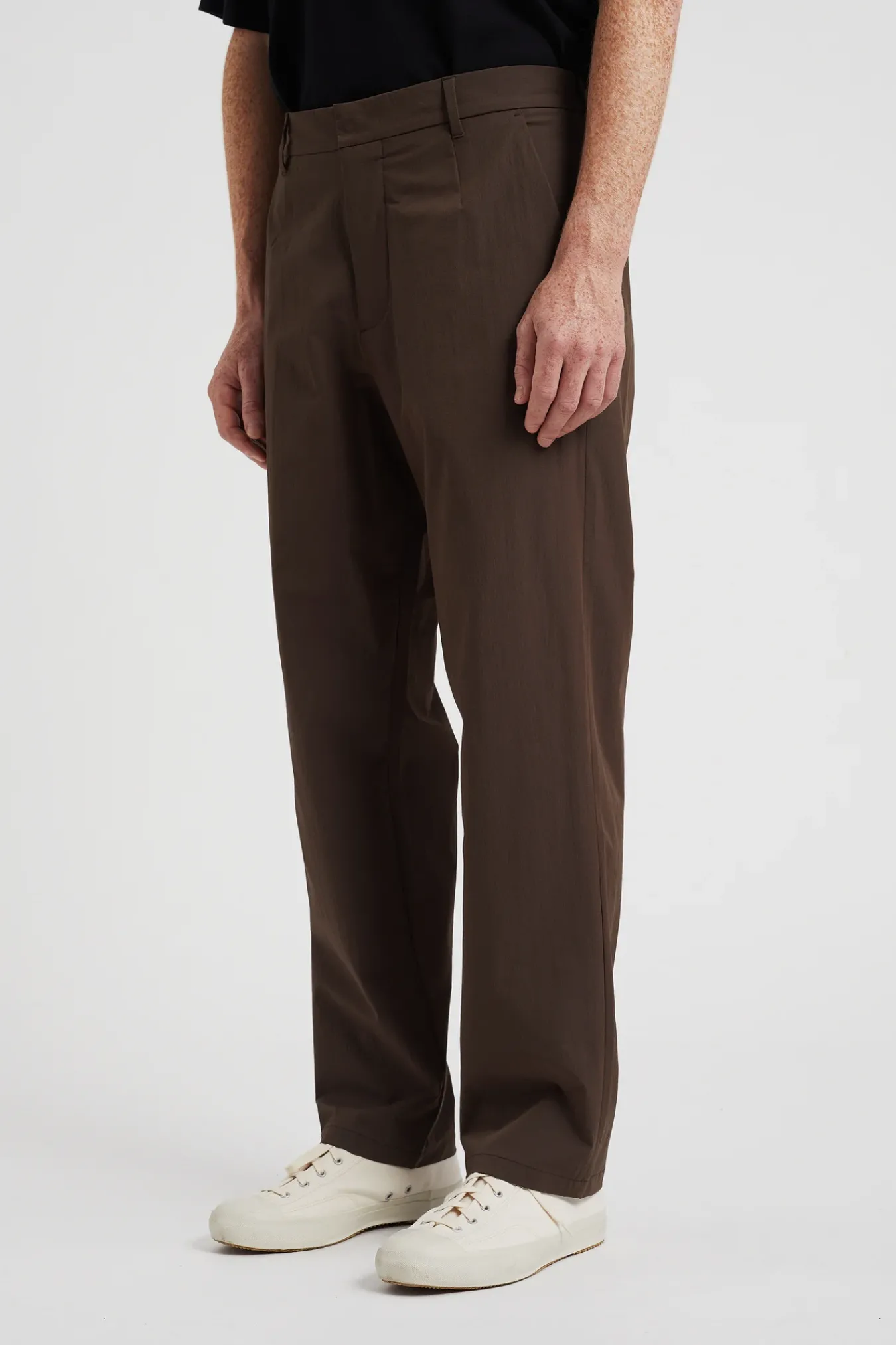 TROUSERS^Norse Projects Aaren Travel Light Espresso