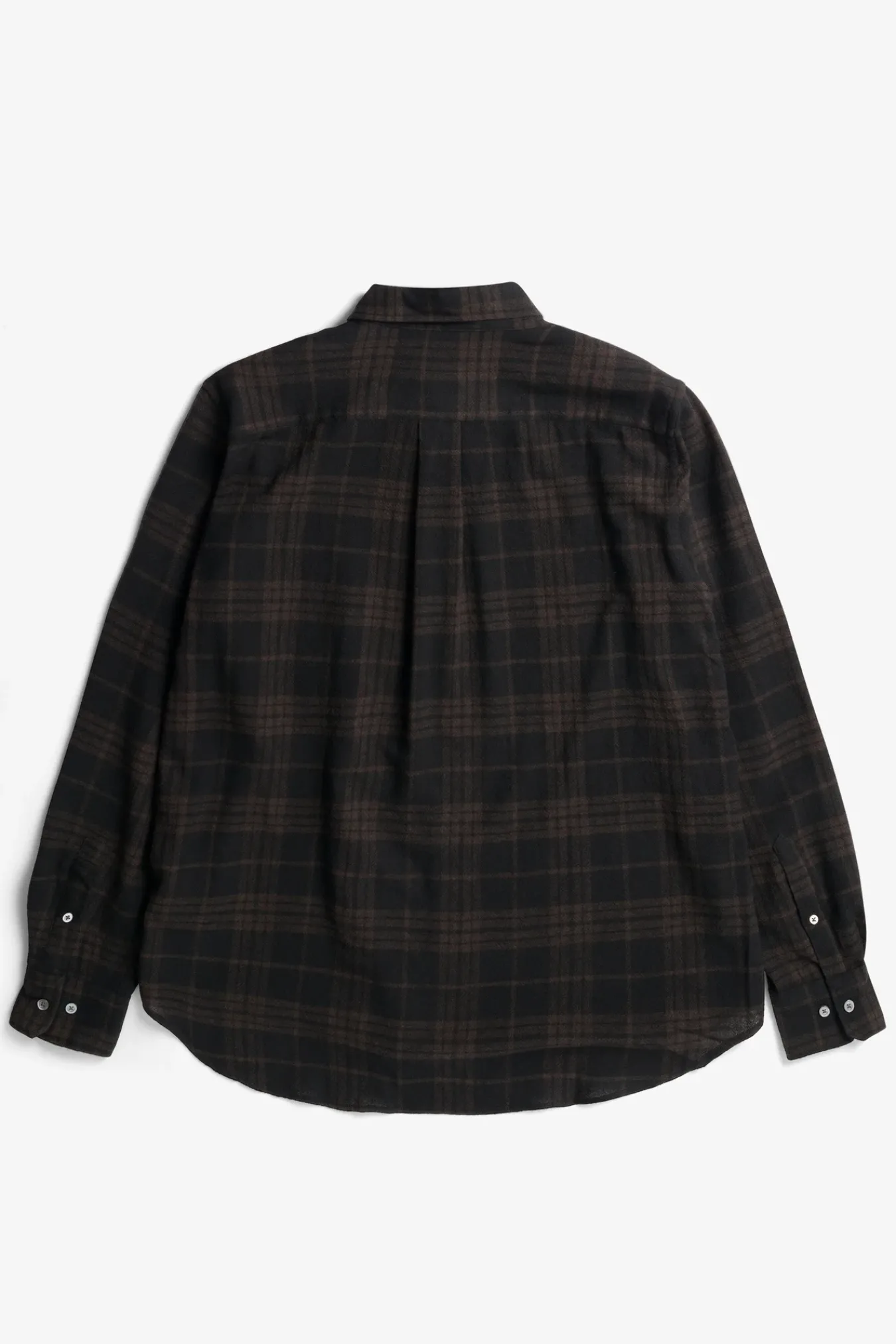 SHIRTING^Norse Projects Algot Relaxed Wool Check Shirt Espresso