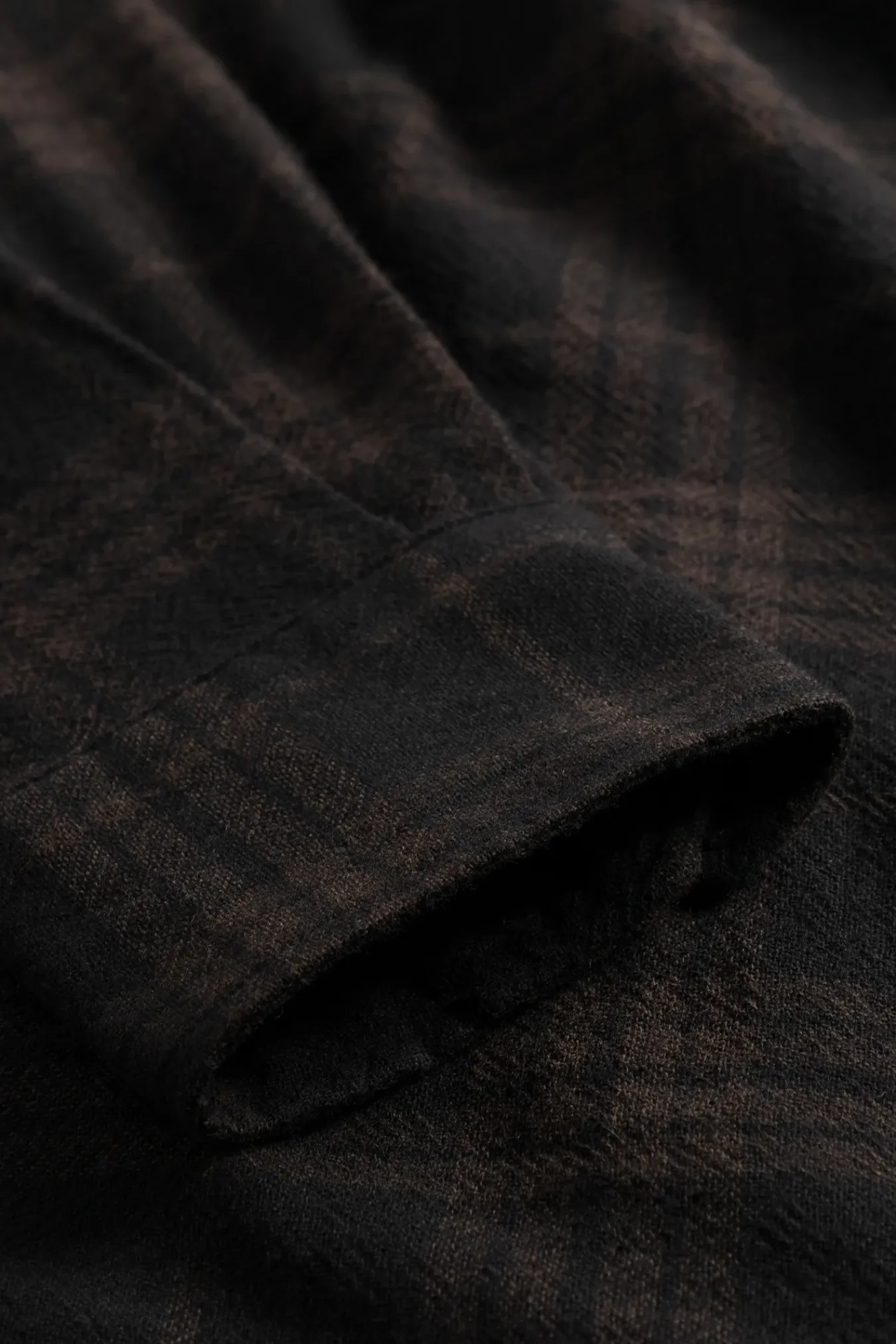 SHIRTING^Norse Projects Algot Relaxed Wool Check Shirt Espresso