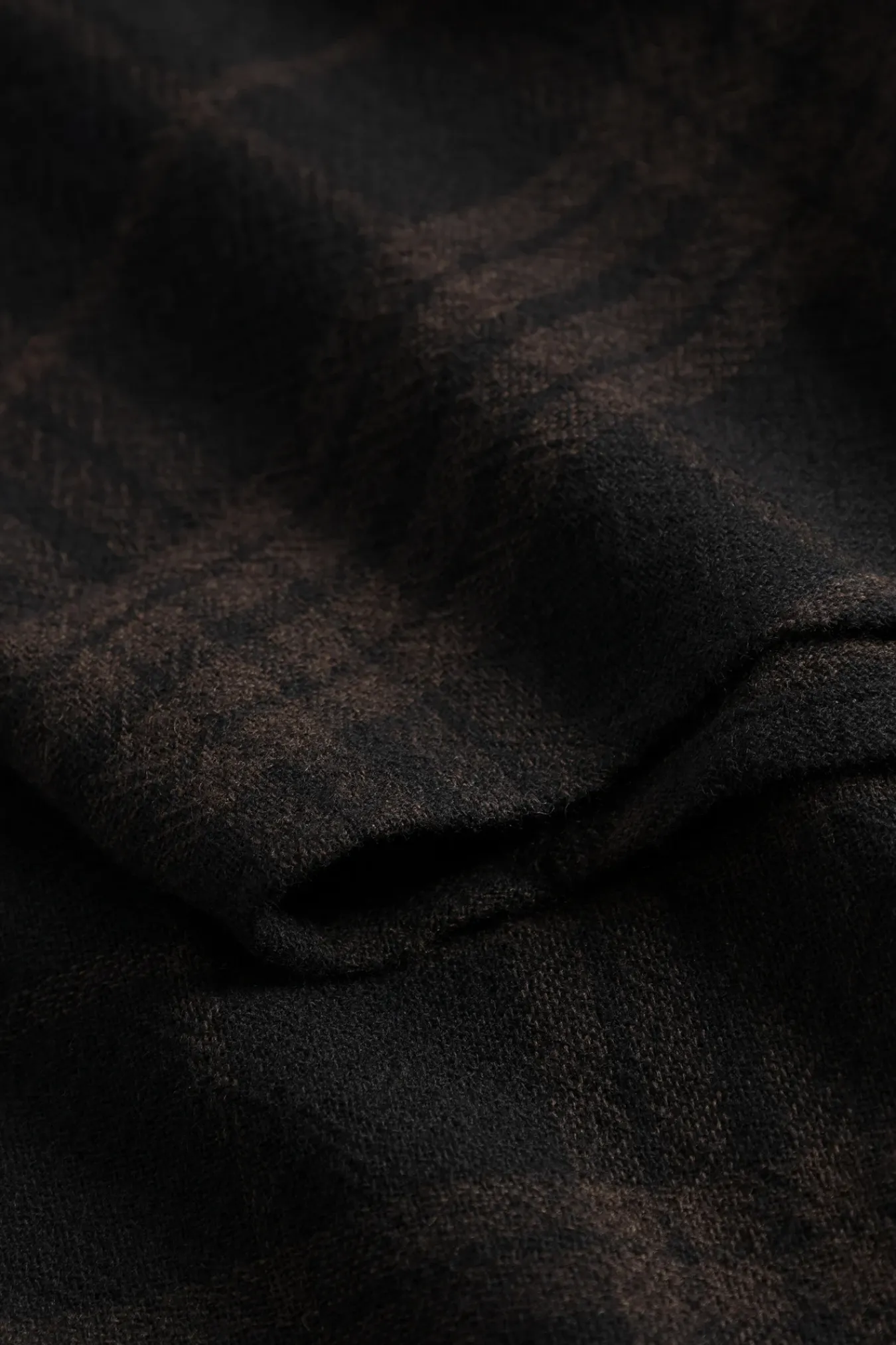 SHIRTING^Norse Projects Algot Relaxed Wool Check Shirt Espresso