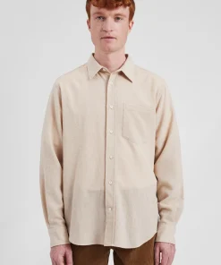 SHIRTING^Norse Projects Algot Relaxed Wool Shirt Ecru