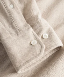 SHIRTING^Norse Projects Algot Relaxed Wool Shirt Ecru
