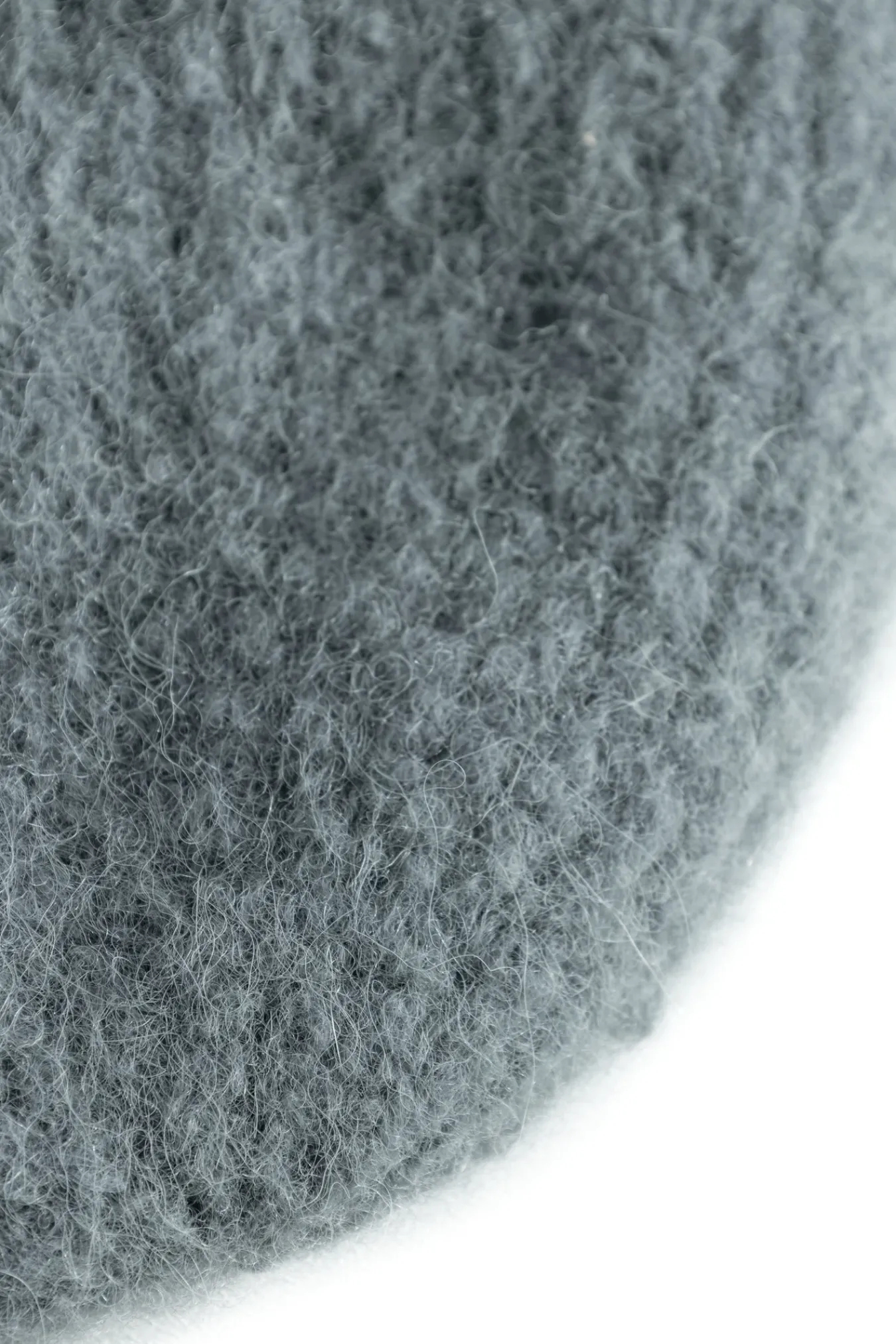 BEANIES^Norse Projects Alpaca Wool Short Beanie Mouse Grey