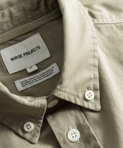 SHIRTING^Norse Projects Anton Light Twill Shirt Clay