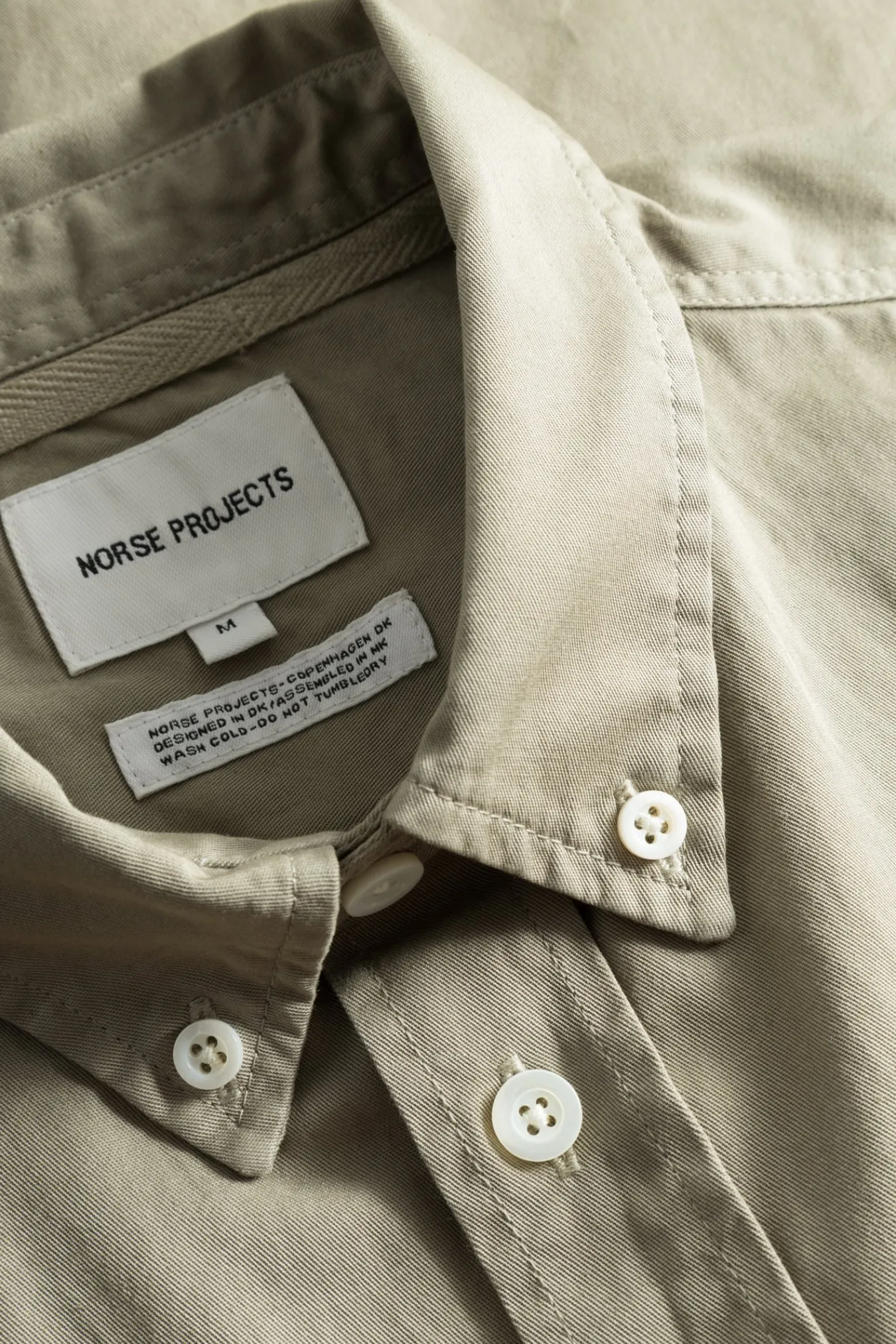 SHIRTING^Norse Projects Anton Light Twill Shirt Clay