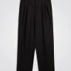 TROUSERS^Norse Projects Benn Relaxed Pleated Trouser Black