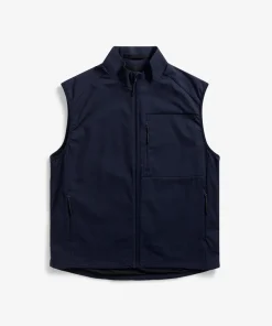 OUTERWEAR^Norse Projects Birkholm Solotex Twill Vest Dark Navy