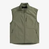 OUTERWEAR^Norse Projects Birkholm Solotex Twill Vest Sediment Green