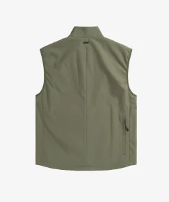 OUTERWEAR^Norse Projects Birkholm Solotex Twill Vest Sediment Green