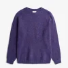 KNITWEAR^Norse Projects Birnir Brushed Lambswool Purple