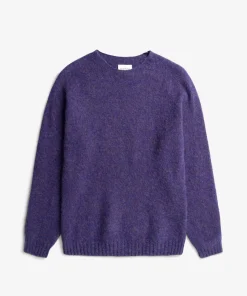 KNITWEAR^Norse Projects Birnir Brushed Lambswool Purple