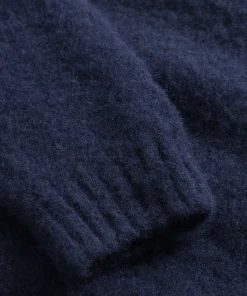 KNITWEAR^Norse Projects Birnir Brushed Lambswool Dark Navy