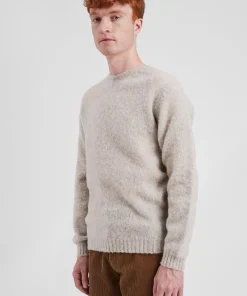 KNITWEAR^Norse Projects Birnir Brushed Lambswool Oatmeal