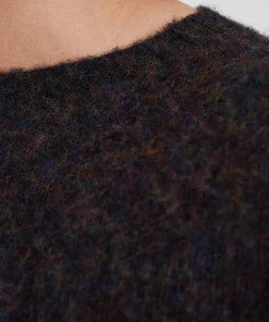 KNITWEAR^Norse Projects Birnir Brushed Lambswool Black Multi