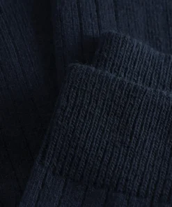 ACCESSORIES^Norse Projects Bjarki Cashmere Wool Blend Rib Sock Dark Navy