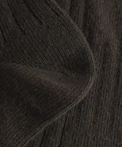 ACCESSORIES^Norse Projects Bjarki Cashmere Wool Blend Rib Sock Espresso