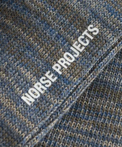 ACCESSORIES^Norse Projects Bjarki Cotton Twist Sock Fog Blue