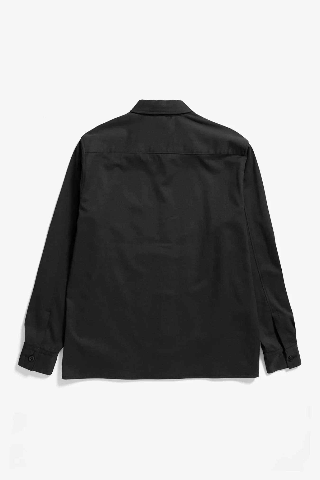 SHIRTING^Norse Projects Carsten Cotton Wool LS Shirt Black