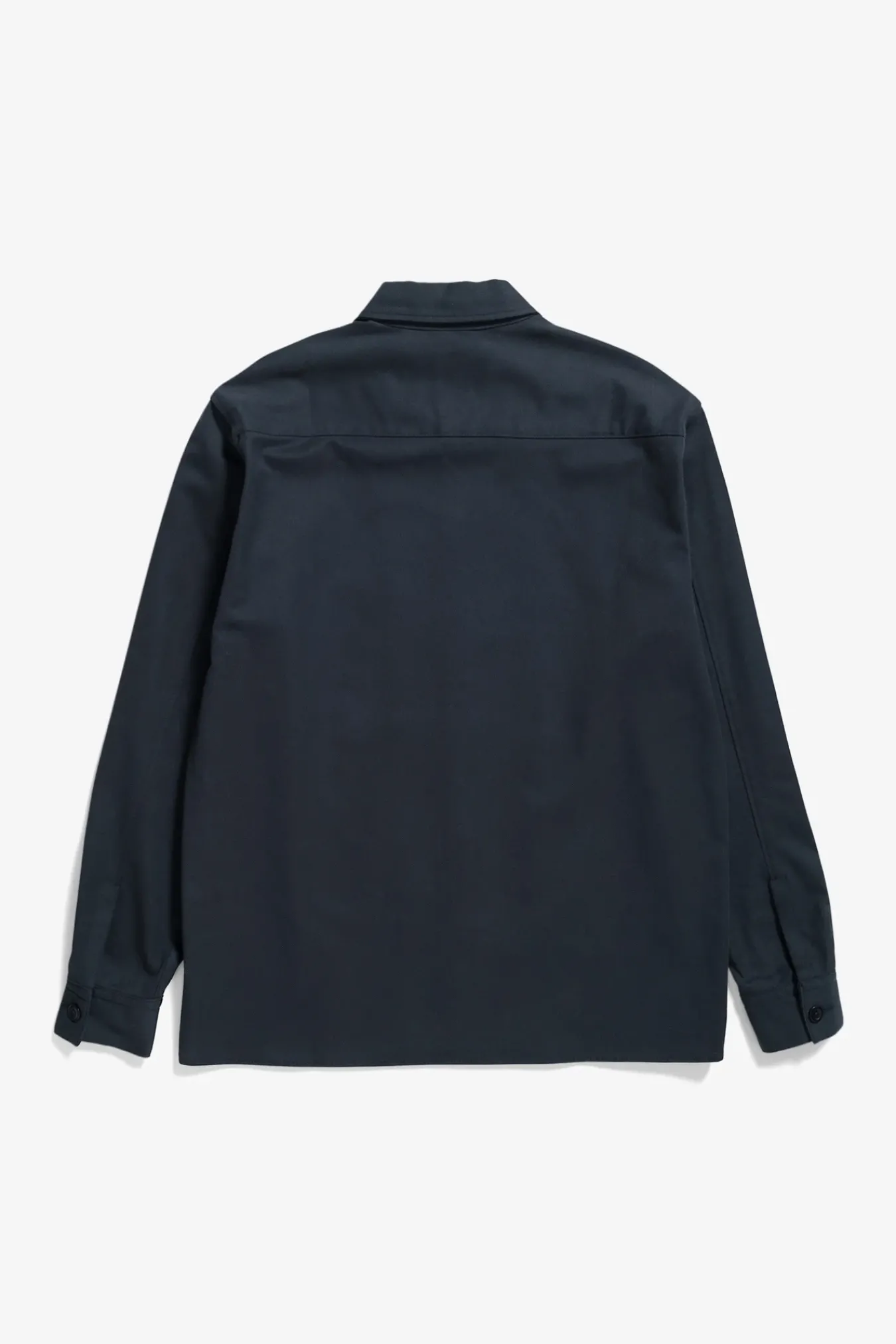 SHIRTING^Norse Projects Carsten Cotton Wool LS Shirt Dark Navy