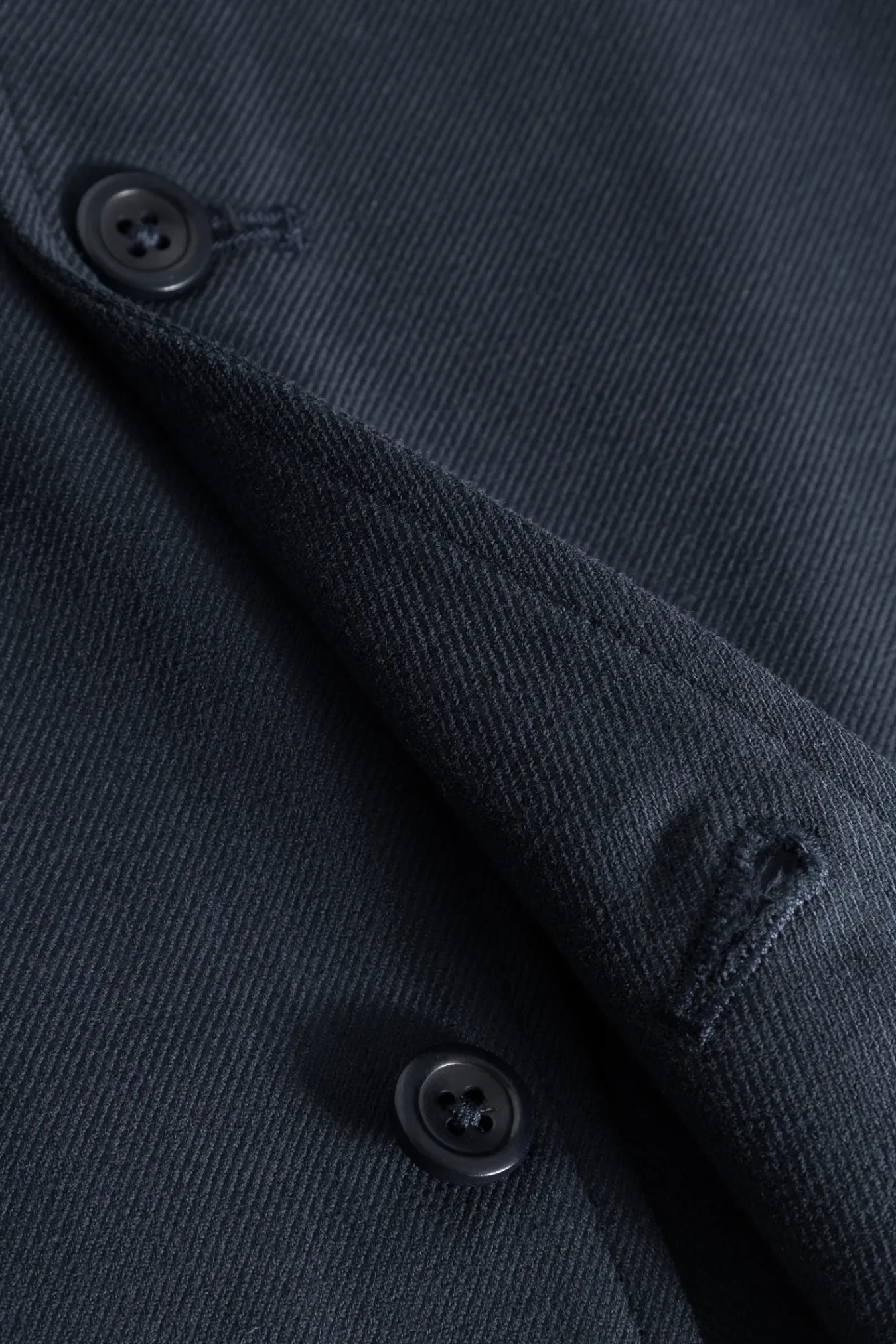 SHIRTING^Norse Projects Carsten Cotton Wool LS Shirt Dark Navy