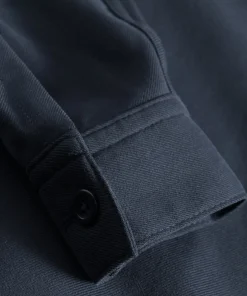 SHIRTING^Norse Projects Carsten Cotton Wool LS Shirt Dark Navy