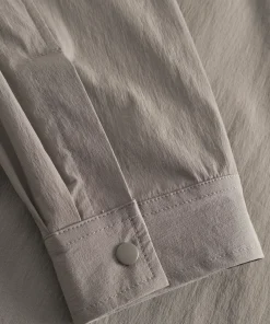 SHIRTING^Norse Projects Carsten Travel Light Shirt LS Concrete Grey