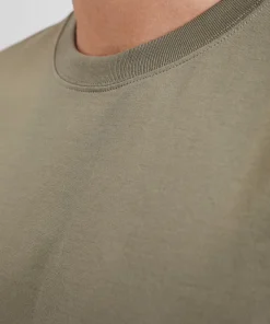 T-SHIRTS^Norse Projects Cotton Crêpe T-shirt Sediment Green