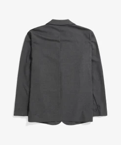 OVERSHIRTS | OUTERWEAR^Norse Projects Emil Cordura Tech Wool Blazer Charcoal Melange