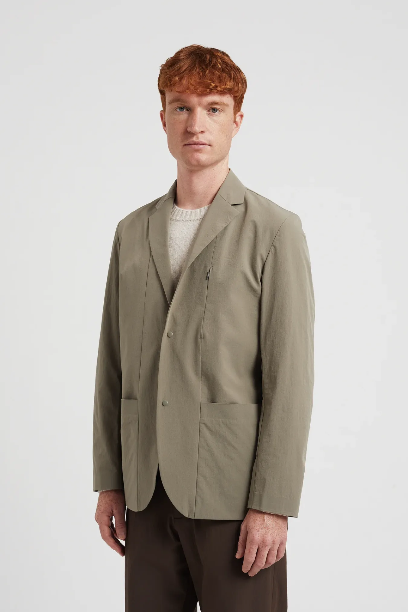 OVERSHIRTS^Norse Projects Emil Travel Light Concrete Grey