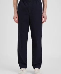 TROUSERS^Norse Projects Ezra Cotton Wool Trouser Dark Navy
