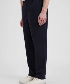 TROUSERS^Norse Projects Ezra Cotton Wool Trouser Dark Navy