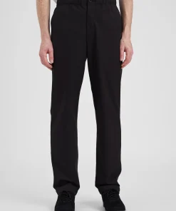 TROUSERS^Norse Projects Ezra Relaxed Solotex Twill Trouser Black