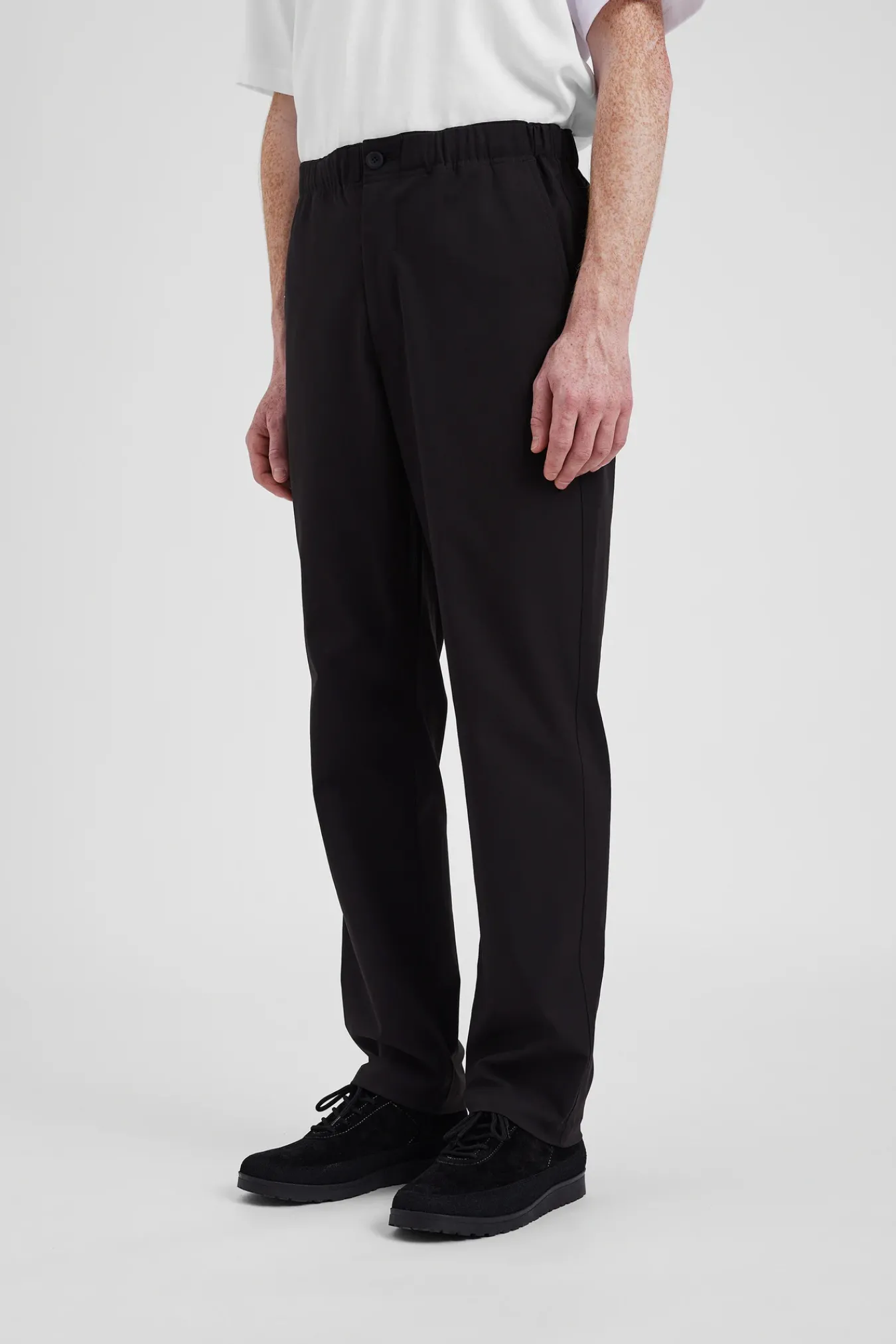 TROUSERS^Norse Projects Ezra Relaxed Solotex Twill Trouser Black