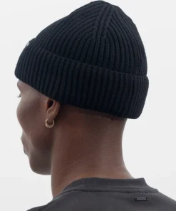 BEANIES^Norse Projects Fine Merino Rib Beanie Black