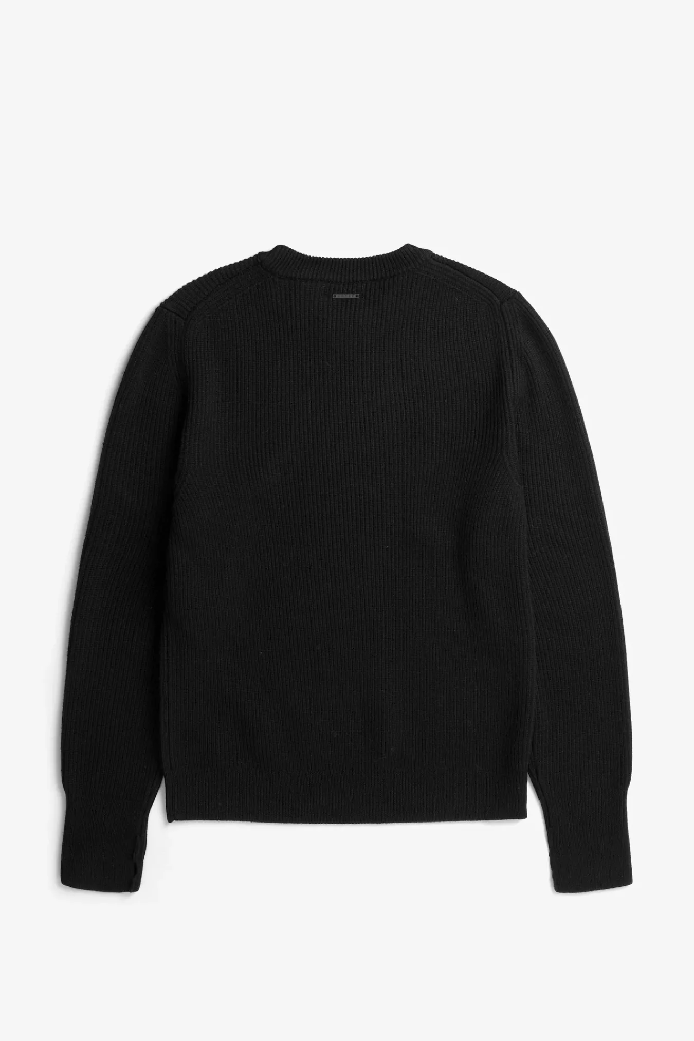 KNITWEAR^Norse Projects Fine Merino Rib Crewneck Black