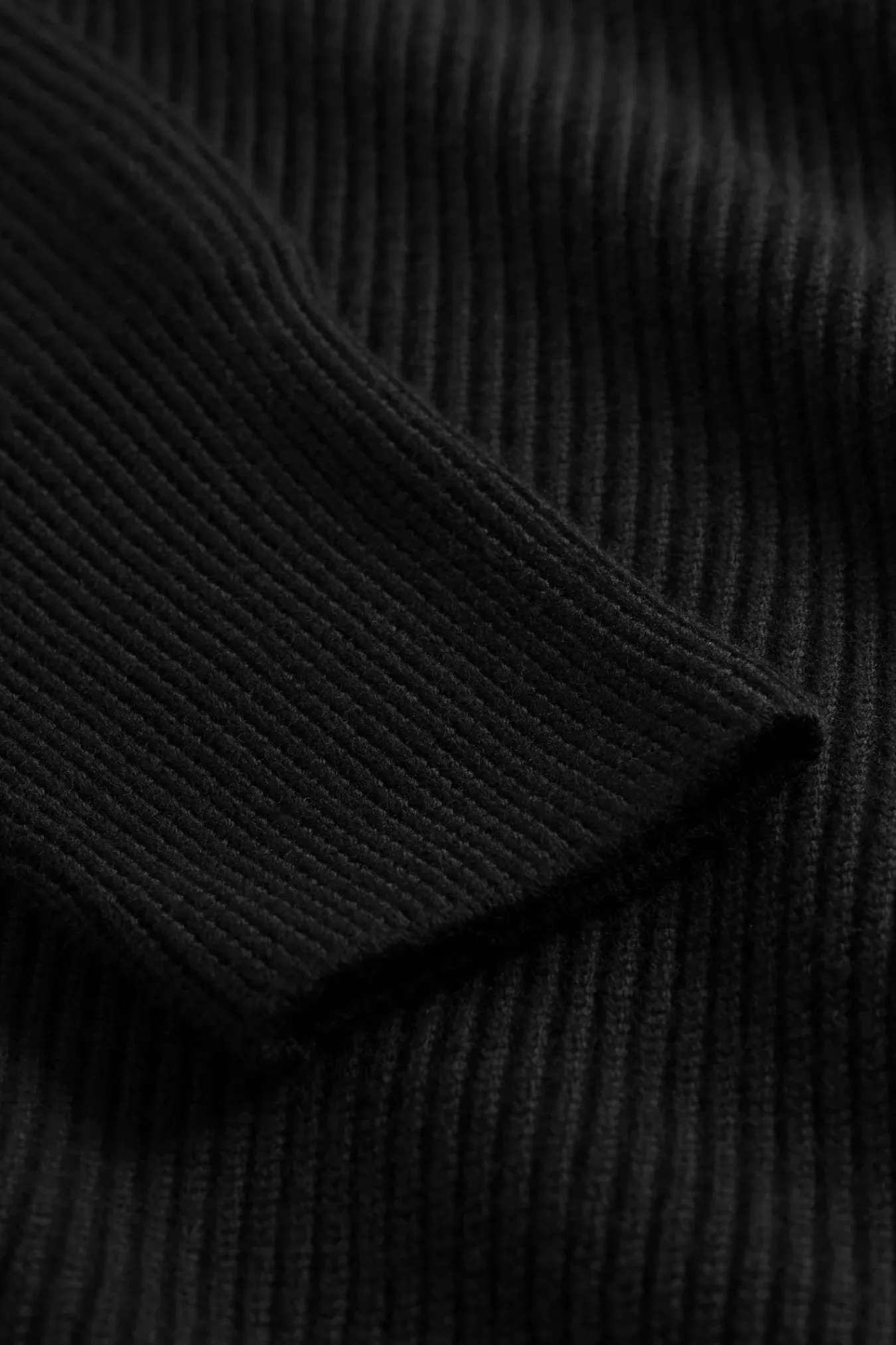 KNITWEAR^Norse Projects Fine Merino Rib Crewneck Black