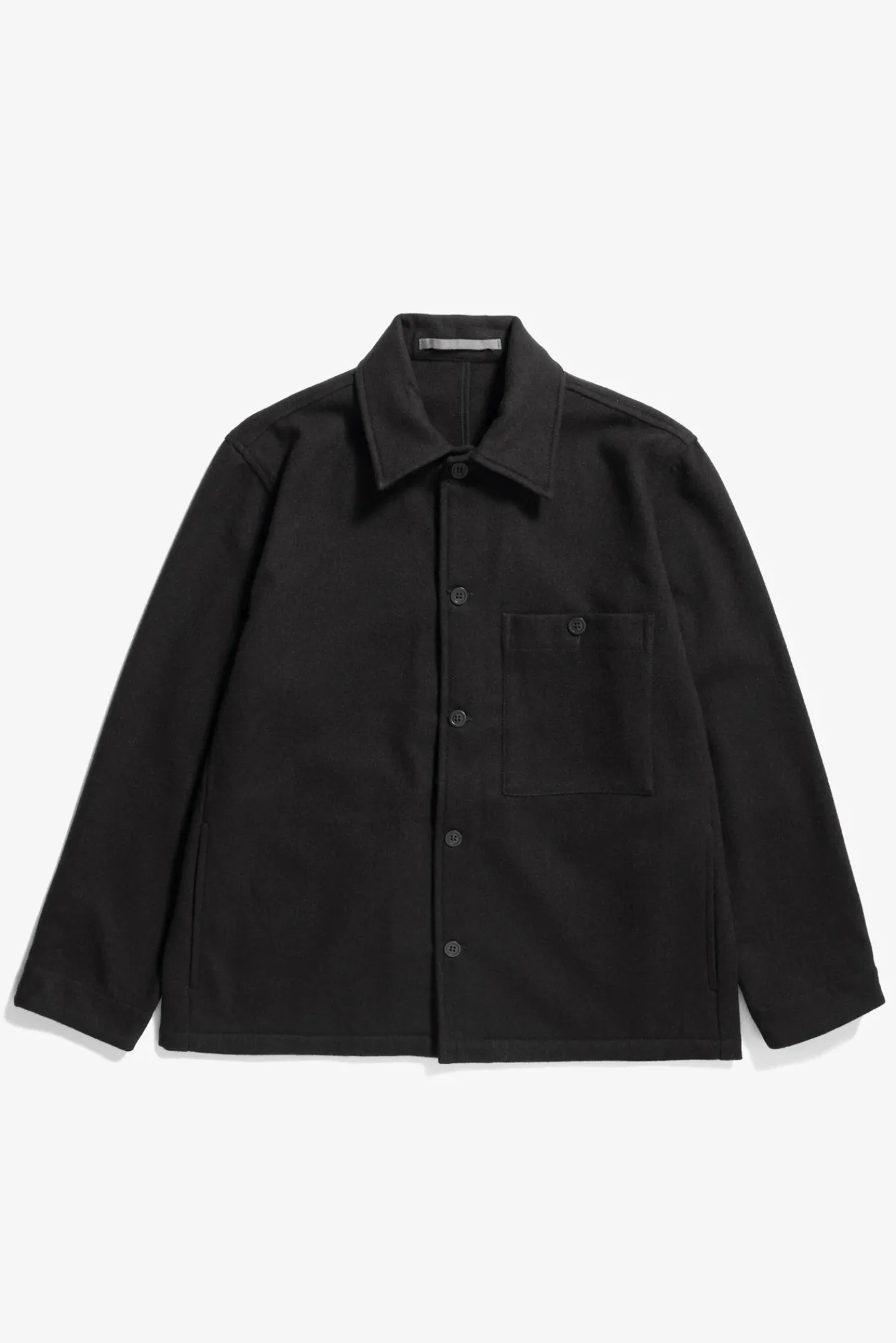 OVERSHIRTS^Norse Projects Folke Wool Overshirt Espresso
