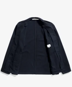 OVERSHIRTS^Norse Projects Folke Wool Overshirt Dark Navy