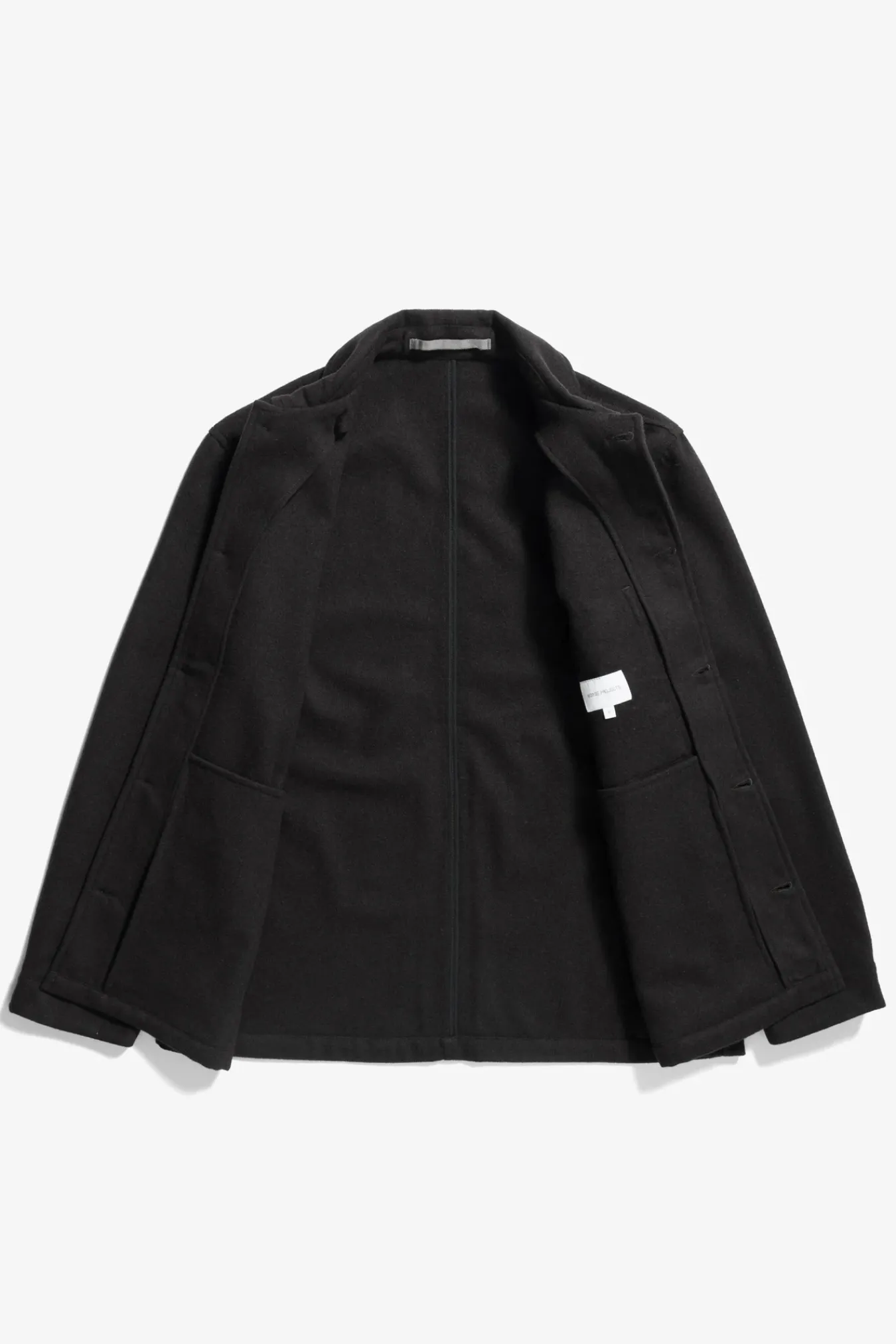 OVERSHIRTS^Norse Projects Folke Wool Overshirt Espresso