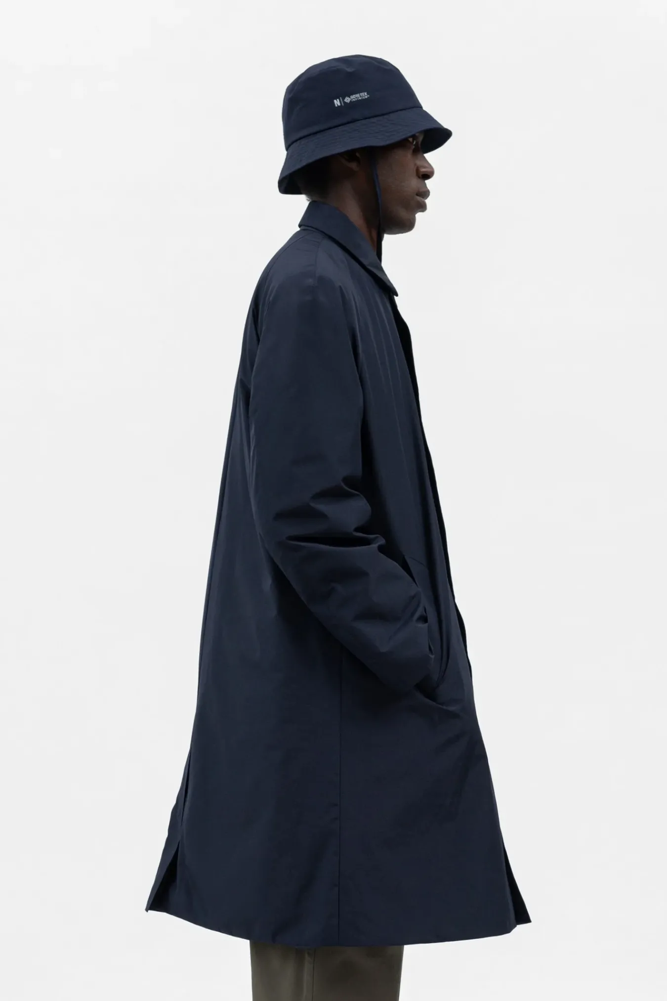 CAPS^Norse Projects Gore-Tex Infinium Bucket Hat Dark Navy