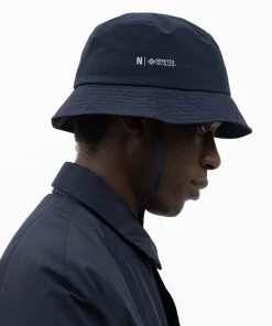 CAPS^Norse Projects Gore-Tex Infinium Bucket Hat Dark Navy