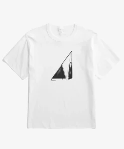 T-SHIRTS^Norse Projects Holger Organic Interlock Hide Print T-Shirt White