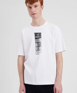 T-SHIRTS^Norse Projects Holger Organic Interlock Tower Print T-Shirt White