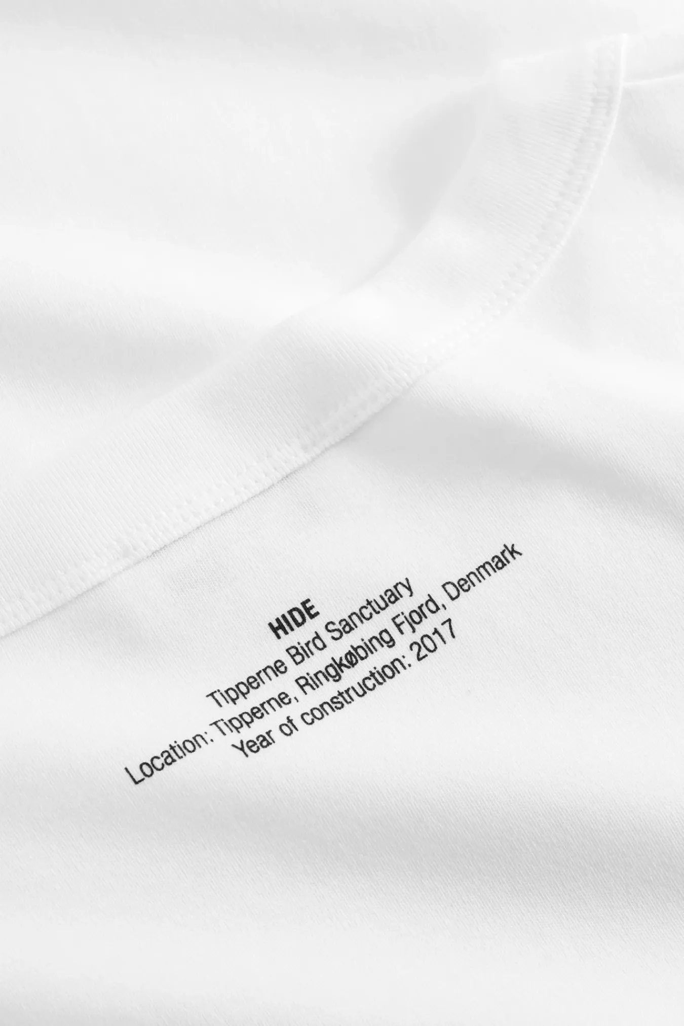 T-SHIRTS^Norse Projects Holger Organic Interlock Hide Print T-Shirt White