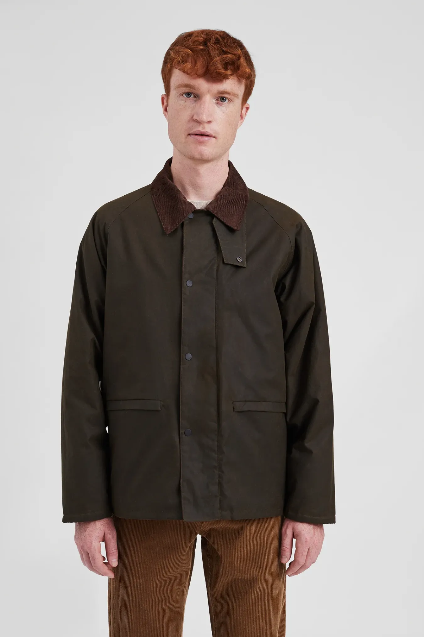 OUTERWEAR^Norse Projects Holmen Wax Fishing Jacket Beech Green