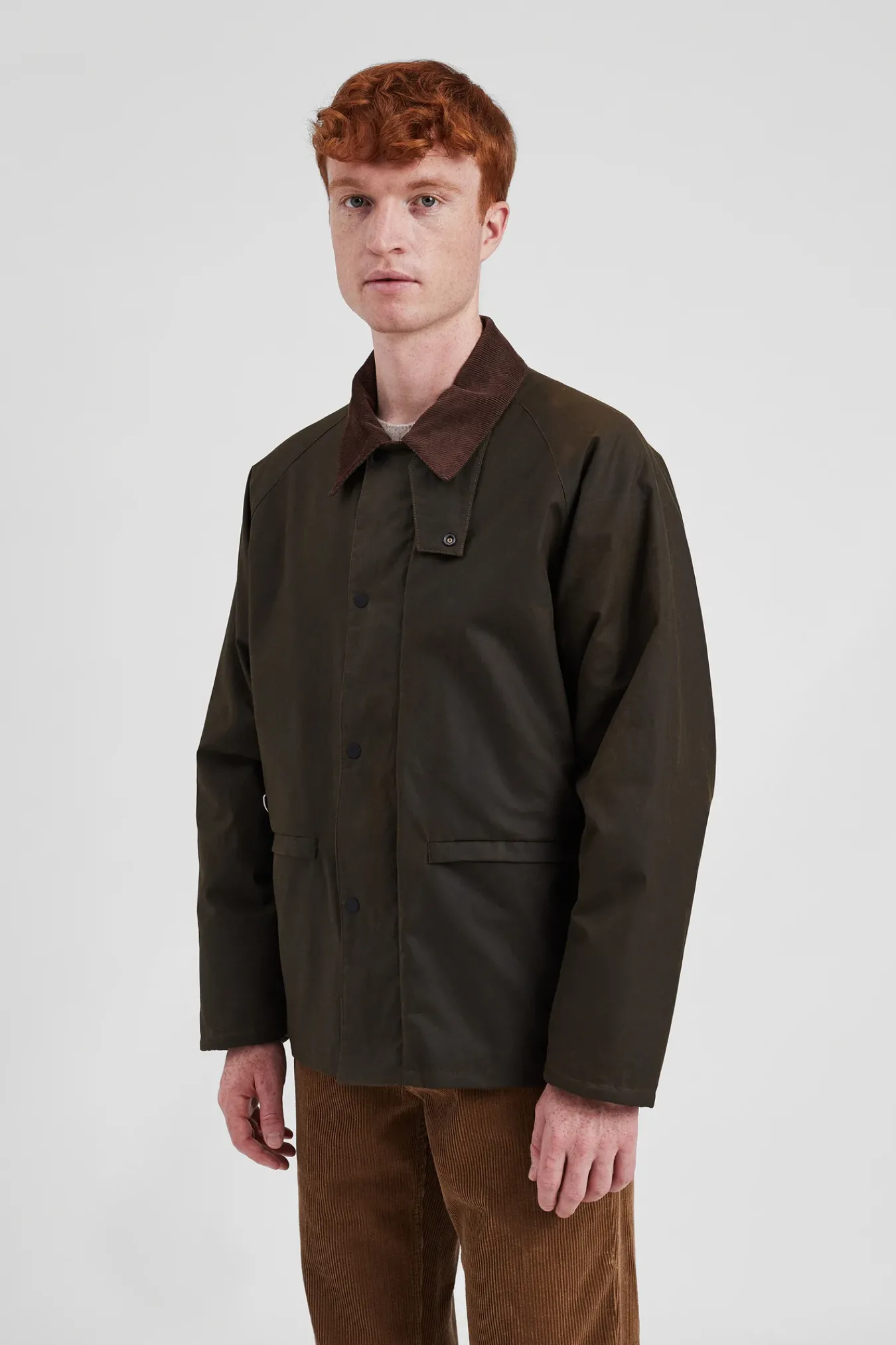 OUTERWEAR^Norse Projects Holmen Wax Fishing Jacket Beech Green