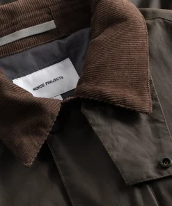 OUTERWEAR^Norse Projects Holmen Wax Fishing Jacket Beech Green