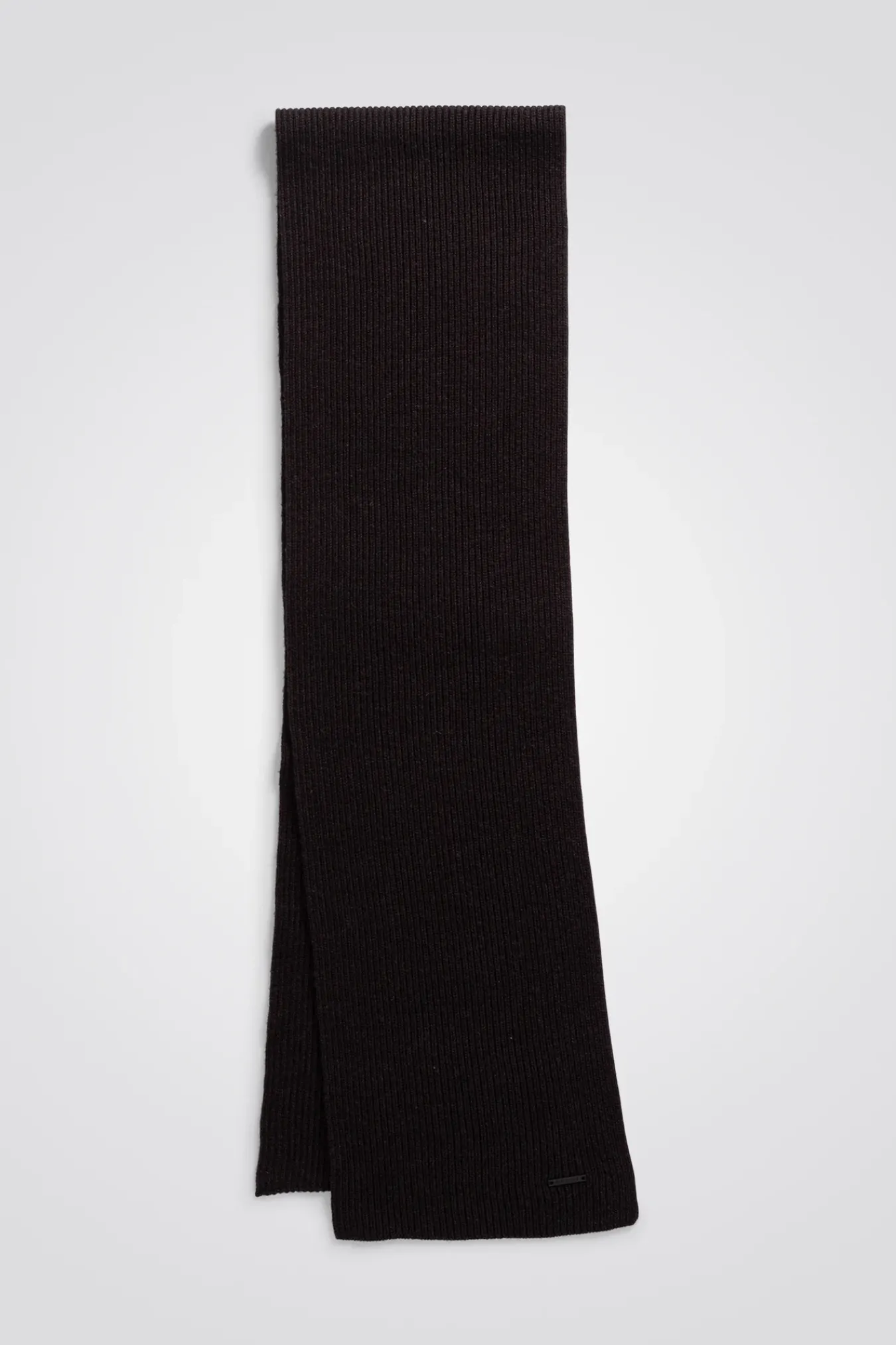 ACCESSORIES^Norse Projects Jannik Merino Rib Scarf Black